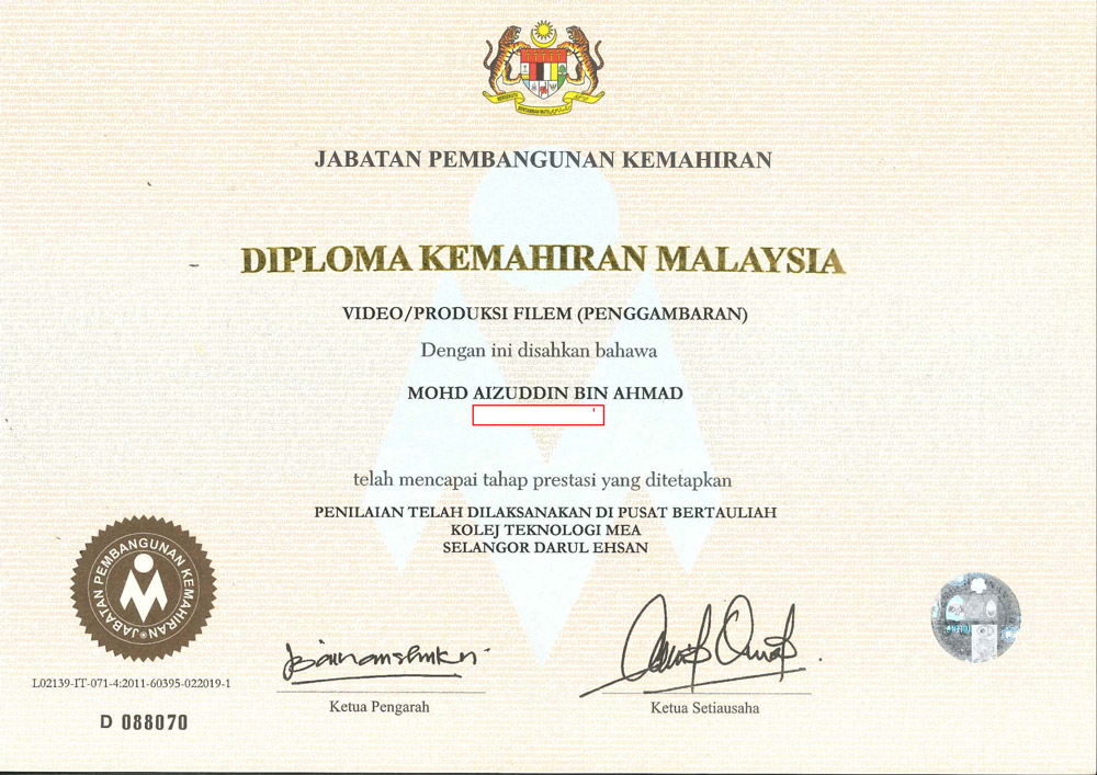 sijil diploma kemahiran sijil diploma kemahiran